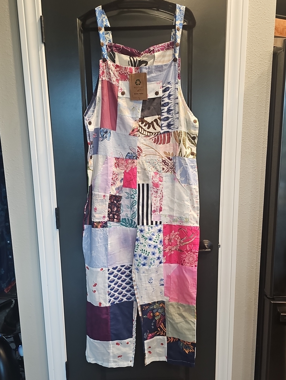 Ashley Taylor Patchwork Overalls